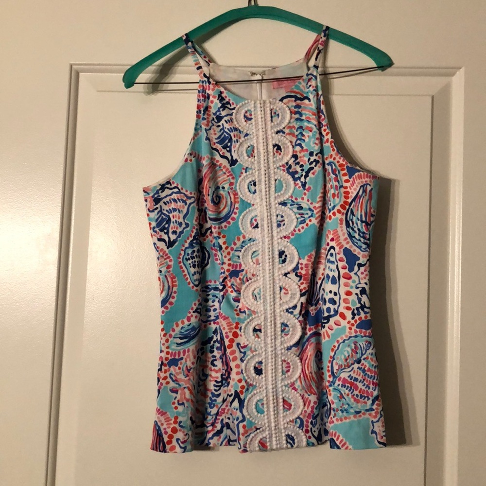 Multi colored tank top